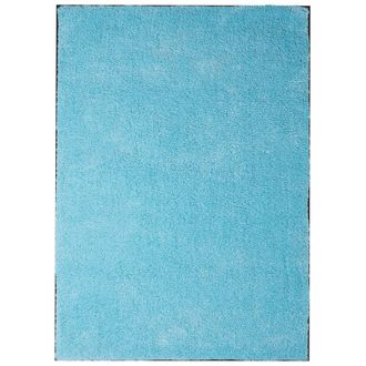 Beliani Beliani - Alfombra De Pelo Largo Azul Claro 140 X 200 Cm Moderna Demre