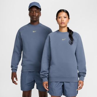 Nike Mens NOCTA Fleece CS Crew in Blue | FN8160-491