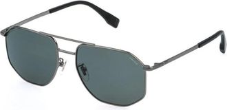 Police Splr 76 E56P Zonnebril - Heren - Zonnebrillen - Grijs - 58 MM - Accessoires