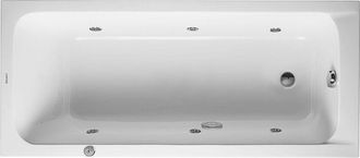 Duravit Duravit - Ba&ntilde;era De Hidromasaje D-code, 1600x700mm, 1 Respaldo