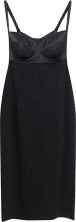 Dolce & Gabbana Midi Pencil Jurk - Dames - Casual kleedjes - Zwart - 4XL - Kleedjes