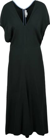 Victoria Beckham Green Stretch Viscose Mermaid Dress