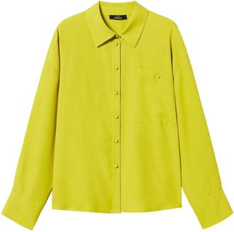 Twin-Set Camicia in crêpe de chine - Giallo