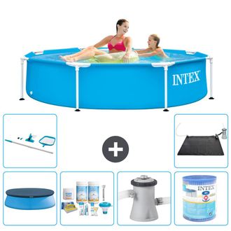 Intex Piscina Con Estructura Redonda - 244x51 Cm - 7-piezas S31418