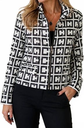 Insight Geo Jacket In Black White