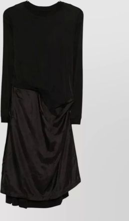 Maison Margiela draped midi dress