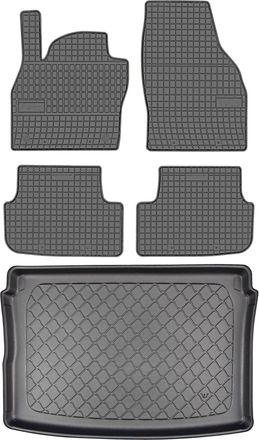 OEM Juego De Alfombrillas De Goma Para El Coche Y El Maletero Del Seat Arona Suv A Partir De Noviembre De 2017