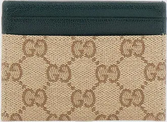 Gucci Portacarte in tessuto GG Supreme con monogram e dettagli in pelle