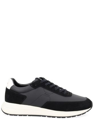 BOSS Vinston Smooth Suede Low Sneakers