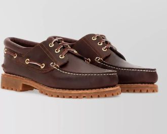 Timberland leather boat shoes