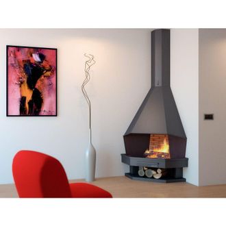 Focgrup Chimenea De Rincon Ch02 11kw Hogar Abierto - Focgrup
