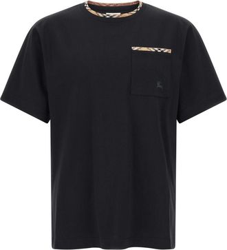 Burberry Black Crew Neck T-Shirt