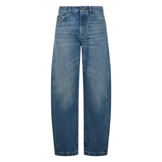 The Attico Dames, Jeans, Blauw, Maat: W27