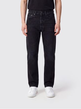 Darkpark Jeans Larry straight fit in denim di cotone a cinque tasche