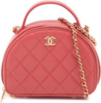 Chanel Pre-owned Satchel Bag - unisex - Vintage Handtas - Rood - ONE Size - Leer - Vintage