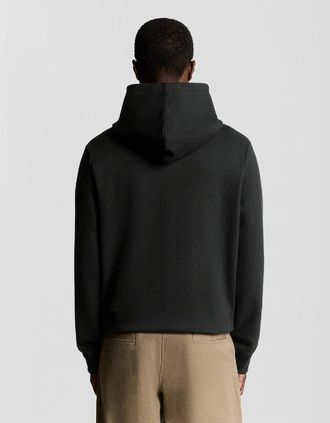 Lyle & Scott Lyle And Scott Mens Weave Hoodie - Black - Size: 44