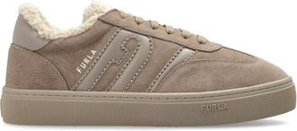 Furla Schoenen, Dames, Bruin, 40 EU, Su&egrave;de, Allegra Sneakers