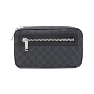 Gucci Pre-owned GG Supreme Heuptas - Heren - Vintage Heuptassen - Zwart - ONE Size - Vintage