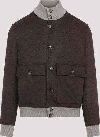 Brunello Cucinelli Wool Bomber Jacket