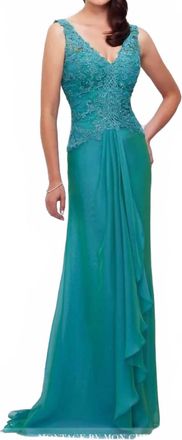 Montage by Mon Cheri Formal Gown In Patina
