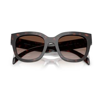 Prada Sunglasses, unisex, Brown, Size: 52 MM Prc04S Sunglasses