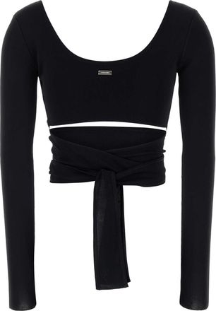 Ferragamo Womens Black Viscose Cardigan Nero Exterior: Maglieria Sweater