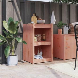 vidaXL Mueble De Cocina De Exterior Madera Maciza Douglas 55x55x92 Cm Vidaxl