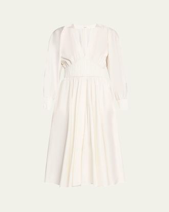 Alexis Viro Long-Sleeve Midi Dress