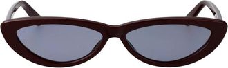 Alexander McQueen Am0535S Zonnebril - Dames - Accessoires - Rood - Maat: 58 MM