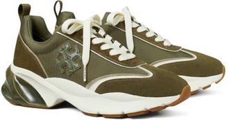Tory Burch Good Luck Bubble Trainer Sneaker in Dark Olive /Dark Olive/Aneto at Nordstrom, Size 5.5