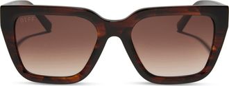DIFF Eyewear Amara 54mm Square Sunglasses in Sequoia Tortoise /Brown at Nordstrom