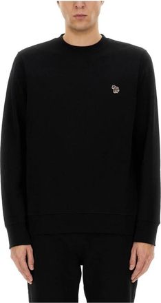Paul Smith Zebra Sweatshirt - Heren - Sweatshirts - Zwart - L - Katoen - Hoodies & sweatvesten