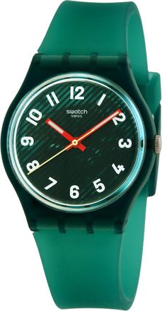 Swatch Wavelengths Of Moss Quartz Green Dial Unisex Watch SO28L100