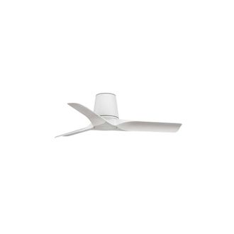 Netlighting Hey Tube Small 3 Blade Ceiling Fan Matt White
