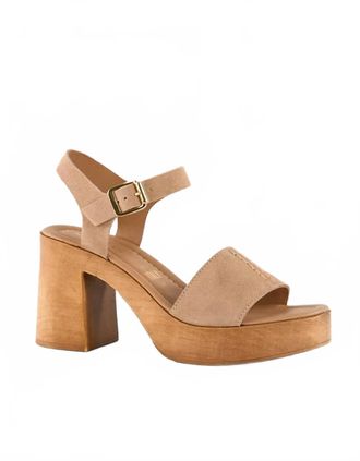 Seychelles Womens Cityscape Platform Heels In Sand Suede