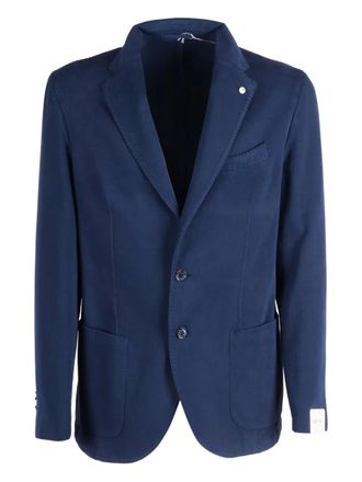 L.B.M. 1911 Giacche buttoned blazer - Blauw