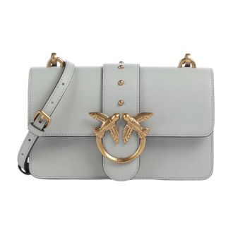 Pinko Pinko, Dames, Tassen, Grijs, Maat: ONE Size Leer