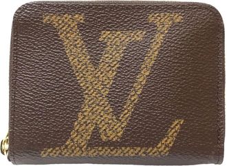 Louis Vuitton Brown Canvas Coin Purse/Coin Case (Pre-Owned)