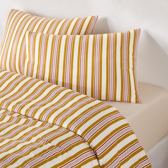 La Redoute Interieurs Beddengoed set 30% gerecycled katoen, rechthoekige kussensloop, DAIRIS