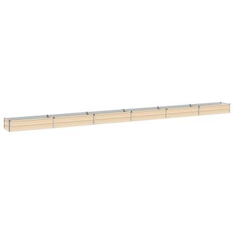 vidaXL Cama De Jard&iacute;n Elevada Marfil 600 X 40 X 24 Cm Vidaxl