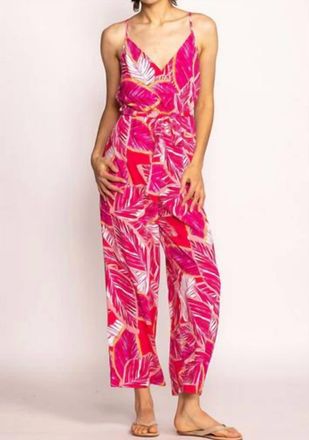 Pink Martini Noelle Jumpsuit In Pink