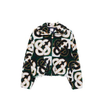 Casablanca Zip-fastening Monogram-print Jacket