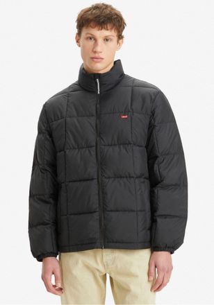 Levi's Steppjacke LEVIS, Herren, Gr. XL, schwarz (jet schwarz), Web, Obermaterial: 100% Polyester, Strukturmuster, unifarben, regular fit h&uuml;ftlang, elastisch