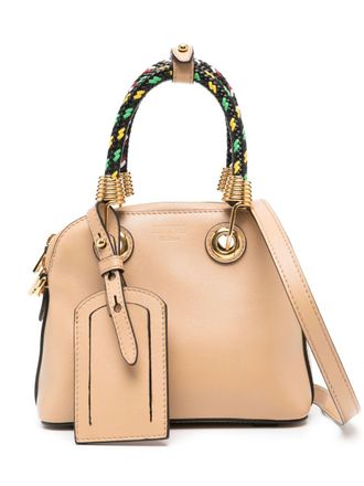 Moschino Structured Sand Beige Handbag