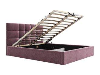 Vente-Unique Canap&eacute; abatible 160 x 200 cm - Tela - Burdeos - ELIAVA