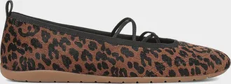 Vince Coralie Leopard-Print Calf Hair Ballet Flats