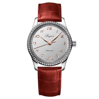 Longines Master Automatic Crystal Silver Dial Ladies Watch L2.357.0.70.2
