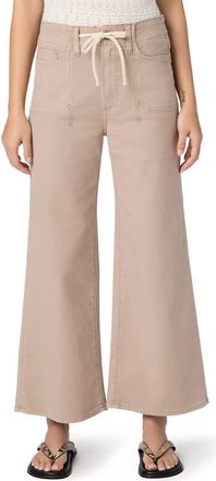 Paige Ari Drawstring High Waist Wide Leg Pants in Vintage Utaupia at Nordstrom, Size 30P