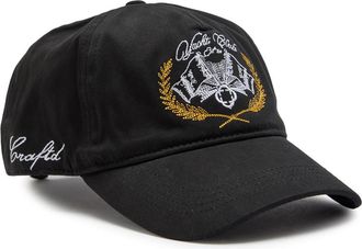 Craftd London Yacht Club Embroidered Cotton cap - Black - One Size