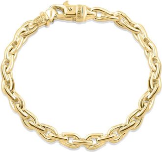 Pompeii3 Mens Solid 14k Gold (56grams) or Platinum (100gram) 7mm Bracelet 8.5